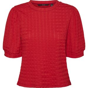 Haut - Col Rond - Korte Mouwen - Kort - Polyester Gerecycled