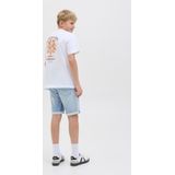 Wijde jeansshort JACK & JONES JUNIOR. Molton materiaal. Maten 13 jaar - 153 cm. Blauw kleur