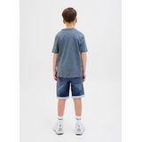 Jack&Jones kids jongens short RICK Blue Denim Regular Fit