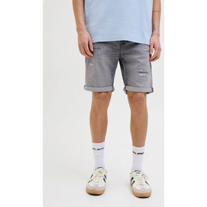 Jack & Jones Broek Jjirick Jjicon I.k. Shorts Ge 064 S 12269503 Grey Denim Mannen Maat - L