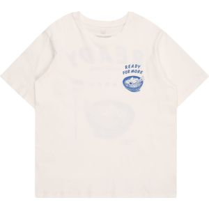 JACK & JONES - T-shirt - Blauw - Katoen - Motiefprint