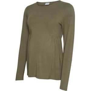 Blouse - O-hals - Lange Mouwen - Regular Fit