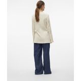 Zwangerschaps-top - Blouse - Lange Mouwen - Extra Lang - O-hals - Zijsplitten