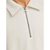 Jack & Jones - Jorrick Plisse - Sweatshirt - Brons - Met Ritssluiting