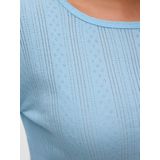 Top - O-hals - Lange Mouwen - Regular Fit