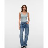 Vero Moda - Top - Grijs - Viscose Livaeco - Mouwloos