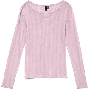 T-shirt - Effen - Katoen - Lange Mouw - Normale Pasvorm