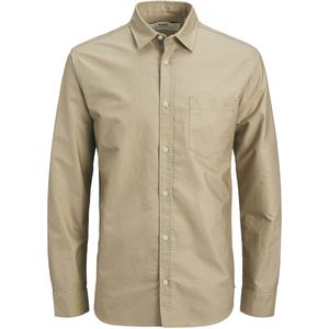 Overhemd - Effen - Katoen - Lange Mouw - Comfort Fit