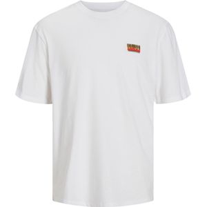 Jack Jones - Heren Tee SS Canon Wide Fit Tee - Wit