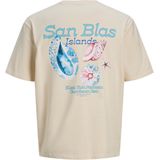 Jack Jones - Heren Tee SS Conte Wide Fit Tee - Beige