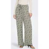 Only - Onlpakja Life Aop Belt Pants - Pantalon - Balsam Green - 100% Viscose Lenzing Ecovero