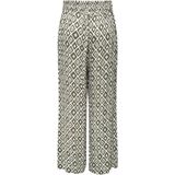 Only - Onlpakja Life Aop Belt Pants - Pantalon - Balsam Green - 100% Viscose Lenzing Ecovero