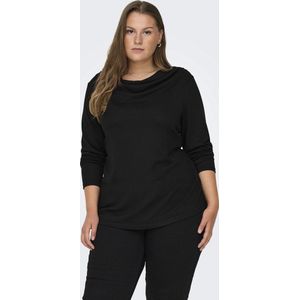 Only Carmakoma - Caralba Mirse l s Waterfall Top Jrs - Dames - Blouses