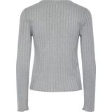 pieces - PCIRIS - Cardigan - Ultimate Grey - Knoopsluiting - V-hals