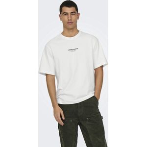Only & Sons - ONSCurated - T-shirt - Zwart/Wit
