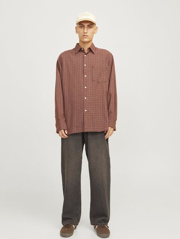 Loose-Fit Jeans - Overdye - 100% Katoen - Hoge Taille - Rigid Denim