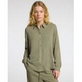 SELECTED - SLFViva - Blouse - Olijfgroen - Lange Mouw