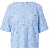 T-shirt - Kort - Wit - Biologisch Katoen - Kantdetail