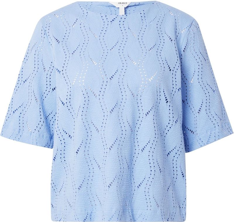 T-shirt - Kort - Wit - Biologisch Katoen - Kantdetail