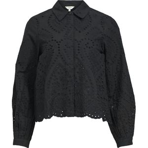 Objbitten L/S Re Shirt Noos, zwart, 38