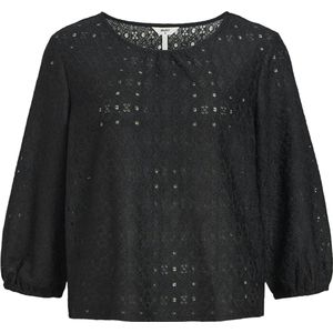 Object - Laila - Blouse - 3/4 Mouwen - Regular Fit - Ronde Hals