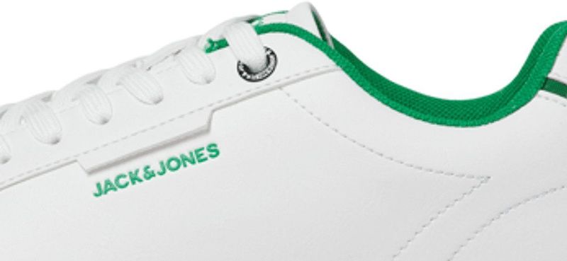 Jack & Jones - Jfwshane Sneaker - Bright White - Verdant Green