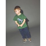 Name It - Nmmbrett Nreg Ss Top - T-shirt - Emerald Groen - Normale Pasvorm, Ronde Hals, Korte Mouwen