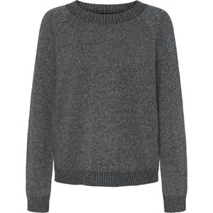 Gebreide Pullover - O-hals - Lange Mouwen - Glitterdetail - Regular Fit