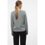 Gebreide Pullover - O-hals - Lange Mouwen - Glitterdetail - Regular Fit