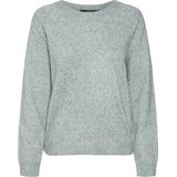 Gebreide Pullover - O-hals - Lange Mouwen - Glitterdetail - Regular Fit