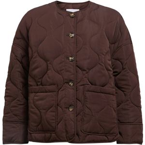 Object - Objallie LS Lo Quilted Jacket E Div - Winterjas - Bruin