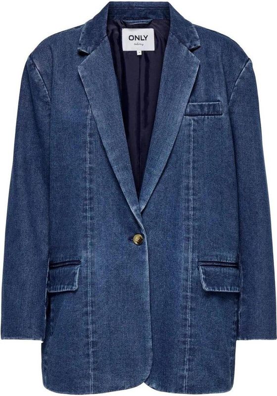 Only Blazer Onlcory Ls Dnm Blazer Gua 15338592 Medium Blue Denim Dames