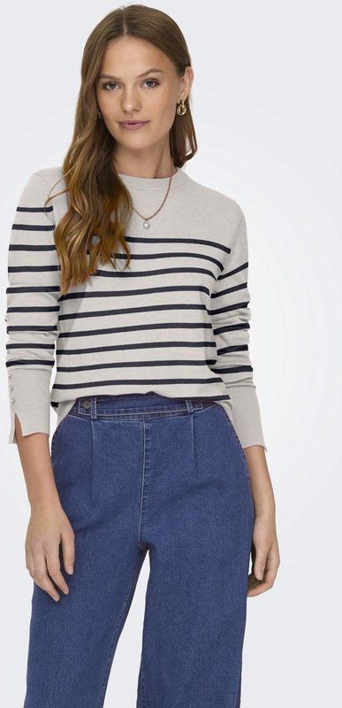 Jdymalou - Gebreide Pullover - O-hals - Lange Mouwen - Knoopdetail - Knit Fit