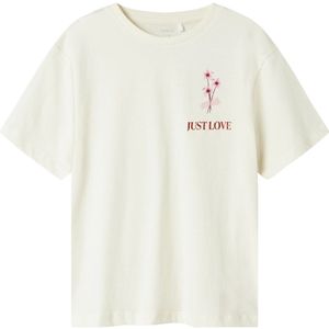 Regular Fit - T-shirt - Zwart - Jersey - Korte Mouwen, Ronde Hals, Glitter Detail