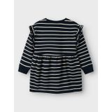 Jurk - NMFTorina - Gestreept - Korte Mouwen - Ronde Hals - Sweatstof