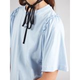 Bikini - Effen - Jersey - Ronde Hals - Halve Mouw - Losse Pasvorm