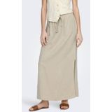 Jacqueline de Yong - Jdysay Mw Maxi Slit Skirt - Oatmeal/melange - Dames