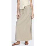 Jacqueline de Yong - Jdysay Mw Maxi Slit Skirt - Oatmeal/melange - Dames