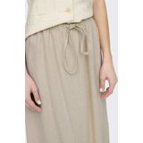 Jacqueline de Yong - Jdysay Mw Maxi Slit Skirt - Oatmeal/melange - Dames