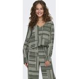 JDY - Top - V-Hals - Lange Mouwen - Ballonmouwen - Regular Fit