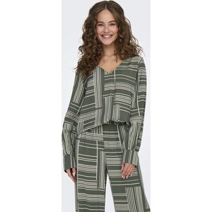 JDY - Top - V-Hals - Lange Mouwen - Ballonmouwen - Regular Fit