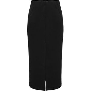 Onltanvi - Kokerrok - High Waist - Lang - Zijzakken - Elastische Tailleband