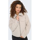 Only - Onlmalo Boucle Jacket - Damesjas - Pumice Stone/Melange