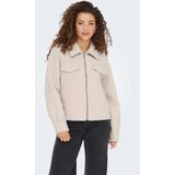 Only - Onlmalo Boucle Jacket - Damesjas - Pumice Stone/Melange