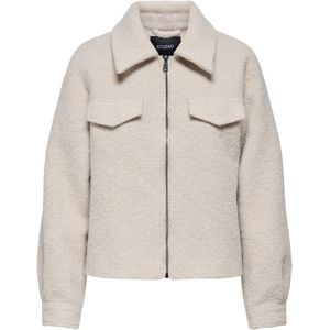 Only - Onlmalo Boucle Jacket - Damesjas - Pumice Stone/Melange
