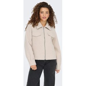 Only - Onlmalo Boucle Jacket - Damesjas - Pumice Stone/Melange
