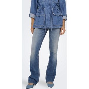 Only - Onlblush Mid Flared Dnm Dot741 Noos - Dames - Jeans