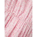 Jurk - All-Over Print - V-Hals - Korte Mouwen - Polyester