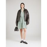 Blousejurk - Iceberg Green - 100% Katoen - V-hals - Korte Mouwen