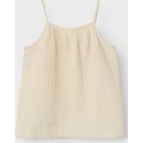Top - Ronde Hals - Mouwloos - Mousseline - Slim Fit